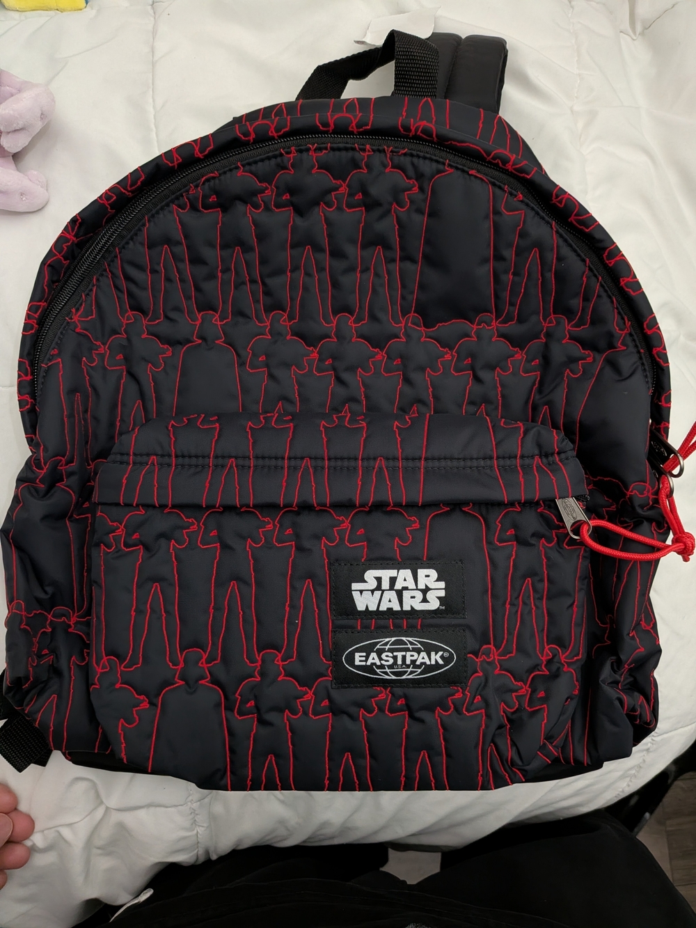 Eastpak x Star Wars Black & Red Quilted Backpack Brand New